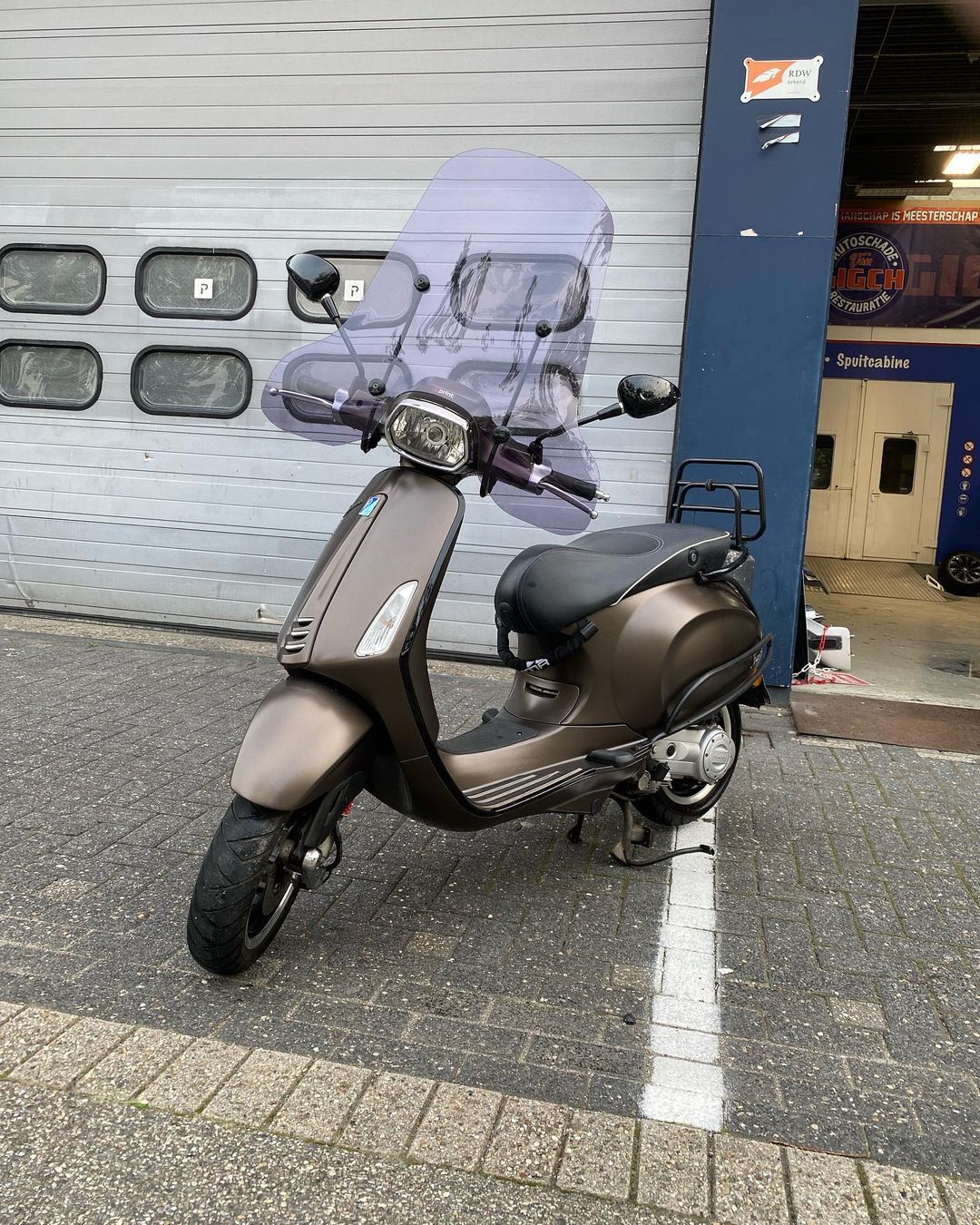 scooter spuitwerk